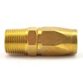 Interstate Pneumatics 3/8 Inch Reusable Hose-End Repair Fitting 3/8 Inch NPT Male Polyurethane Hose (HU16 Series) HRPZ26-06